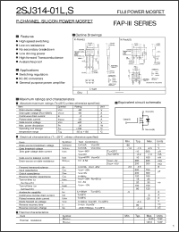 Click here to download 2SJ314-01L Datasheet