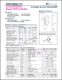 Click here to download 2SK3682-01 Datasheet