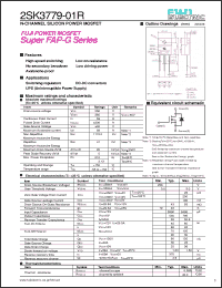 Click here to download 2SK3779-01R Datasheet