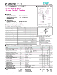 Click here to download 2SK3789-01R Datasheet