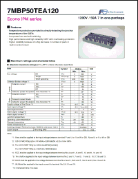 Click here to download 7MBP50TEA120 Datasheet