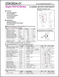 Click here to download 2SK3504-01 Datasheet