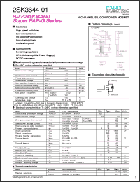 Click here to download 2SK3644-01 Datasheet
