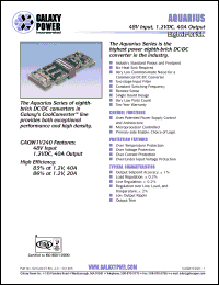 Click here to download GAQW1V240MST Datasheet