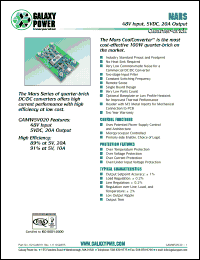 Click here to download GAMW5V020PMT Datasheet