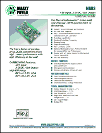 Click here to download GAMW2V040SMT Datasheet