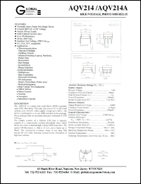 Click here to download AQV214 Datasheet