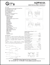 Click here to download AQW614 Datasheet