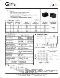 Click here to download G10F1A-DC12 Datasheet