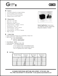 Click here to download G903CS-DC110-2 Datasheet