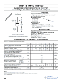Click here to download 1N5416 Datasheet