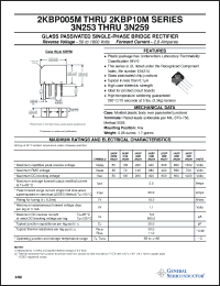 Click here to download 2KBP005M Datasheet