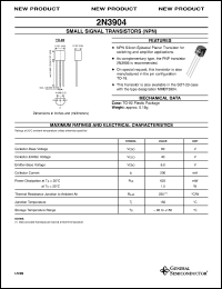 Click here to download 2N3904 Datasheet