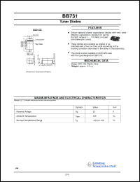 Click here to download BB731 Datasheet