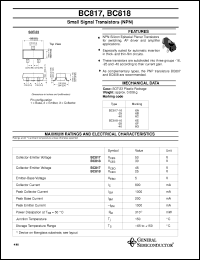 Click here to download BC818-25 Datasheet