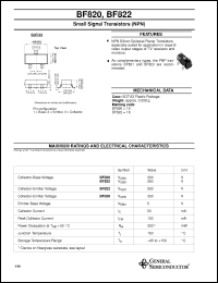 Click here to download BF820 Datasheet