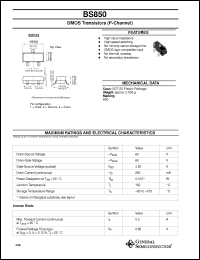 Click here to download BS850 Datasheet