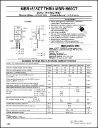 Click here to download MBR1535 Datasheet