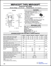 Click here to download MBR4050PT Datasheet