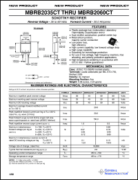 Click here to download MBRB2035CT Datasheet