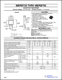 Click here to download MBRB750 Datasheet