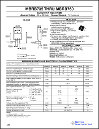 Click here to download MBRB745 Datasheet