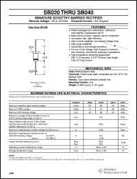 Click here to download SB020 Datasheet