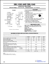 Click here to download SBL1040 Datasheet