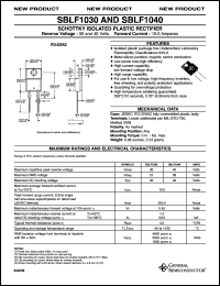 Click here to download SBLF1030 Datasheet