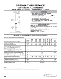 Click here to download SRP600J Datasheet