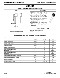 Click here to download 2N4401 Datasheet