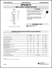 Click here to download MPS2907A Datasheet