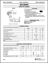 Click here to download SD106WS Datasheet