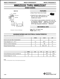 Click here to download MMSZ5266 Datasheet