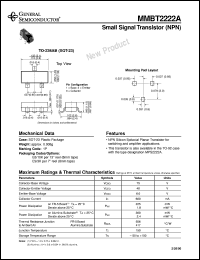 Click here to download MMBT2222 Datasheet