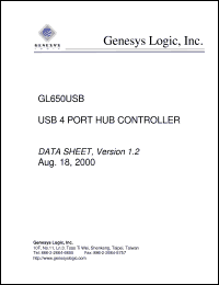 Click here to download GL650USB Datasheet