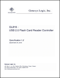 Click here to download GL816 Datasheet