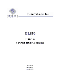 Click here to download GL850 Datasheet