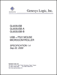 Click here to download GL603 Datasheet