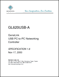 Click here to download GL620USB-A Datasheet