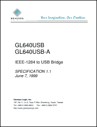 Click here to download GL640USB-A Datasheet