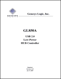 Click here to download GL850A Datasheet