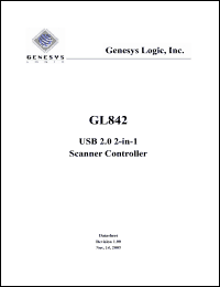 Click here to download GL842 Datasheet