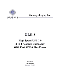 Click here to download GL848 Datasheet