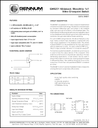 Click here to download GX4201 Datasheet