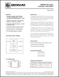 Click here to download GB4600-CKA Datasheet