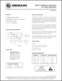Click here to download GX4314 Datasheet