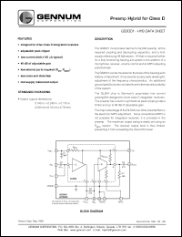 Click here to download GS3001 Datasheet