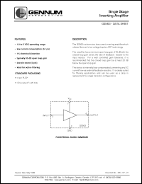 Click here to download GS563 Datasheet