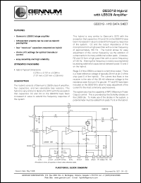 Click here to download GS3019 Datasheet